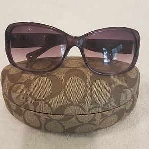 Coach woman's sunglasses with case
